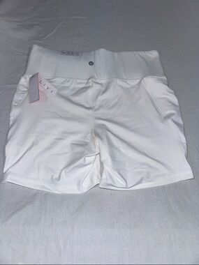 Livi Active White High-Rise Athletic Shorts